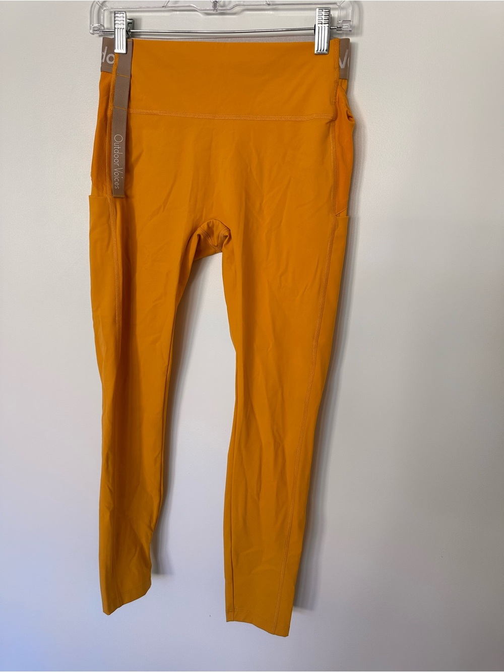 Outdoor Voices Women's Athletic Leggings Yellow Medium